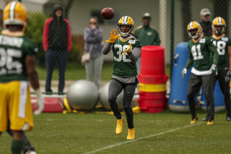 Packers hold OTA practice at Clarke Hinkle Field on Tuesday