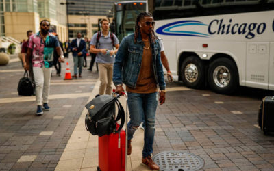 Airport Photos: Packers arrive in Chicago