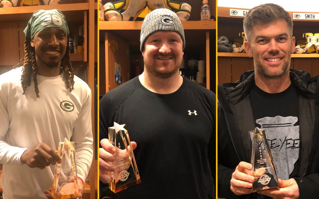 Three Packers players honored with 2019 Stand-Up Guy Award