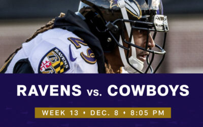 Ravens host Cowboys in rare Tuesday game