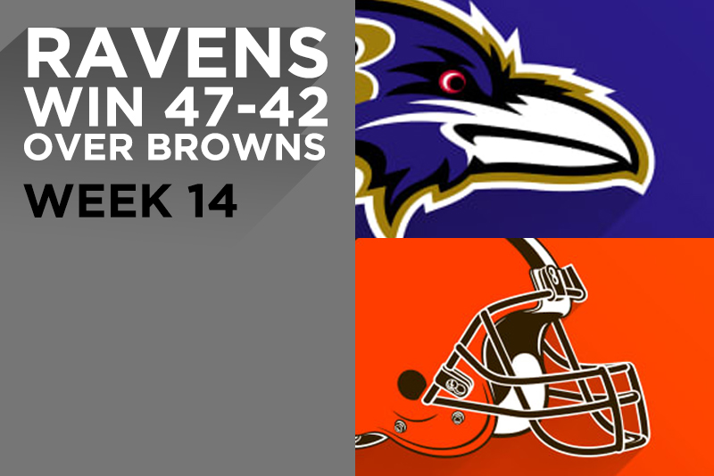 Ravens beat Browns in what could be the game of the year